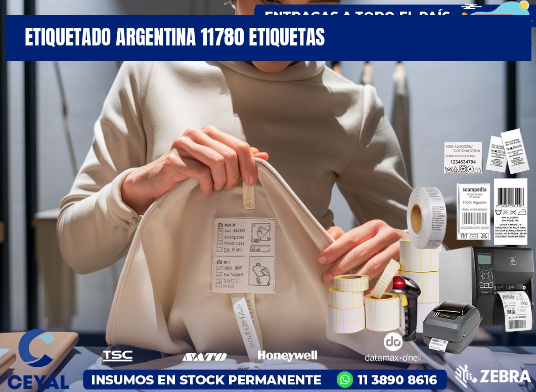 etiquetado argentina 11780 etiquetas
