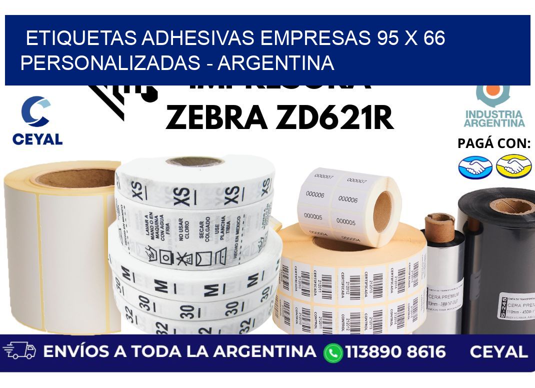 etiquetas adhesivas empresas 95 x 66 personalizadas – Argentina