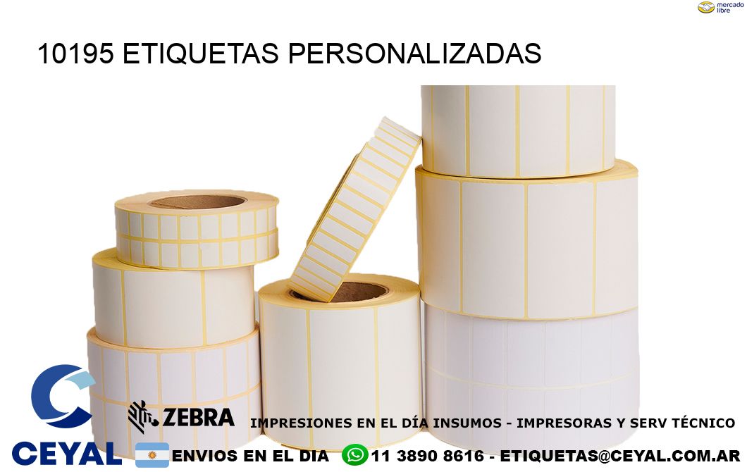 10195 Etiquetas personalizadas