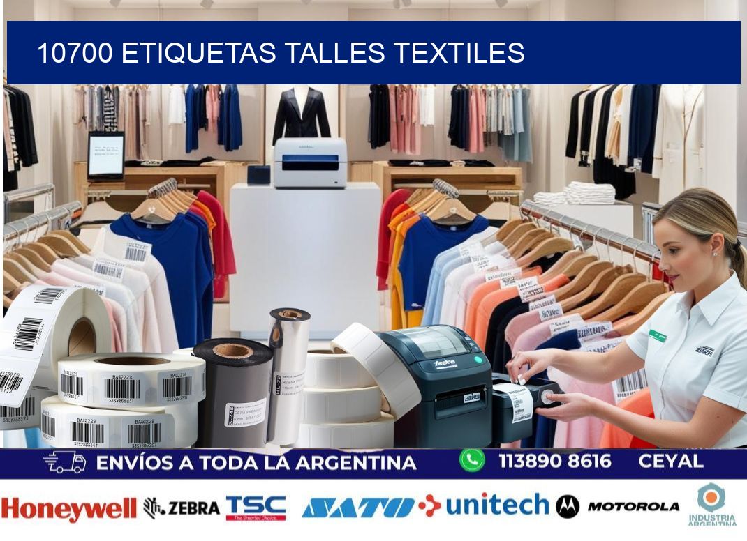 10700 ETIQUETAS TALLES TEXTILES