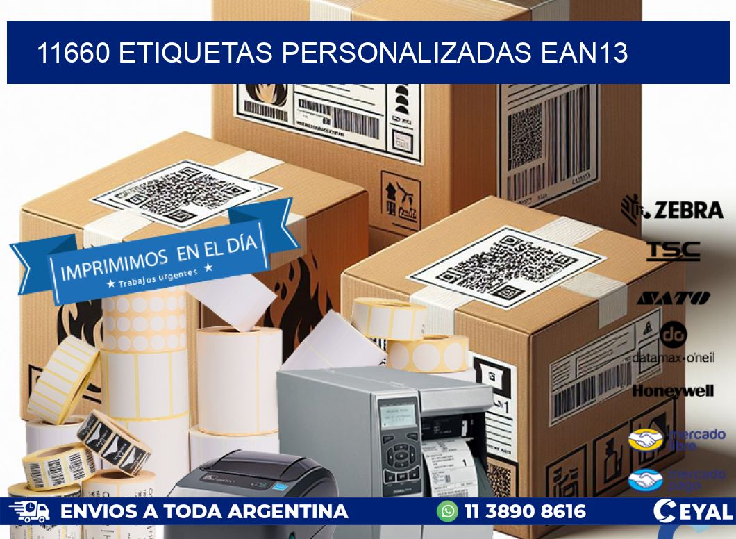 11660 Etiquetas personalizadas ean13