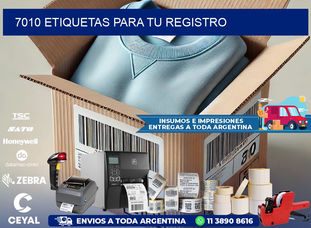 7010 etiquetas para tu registro
