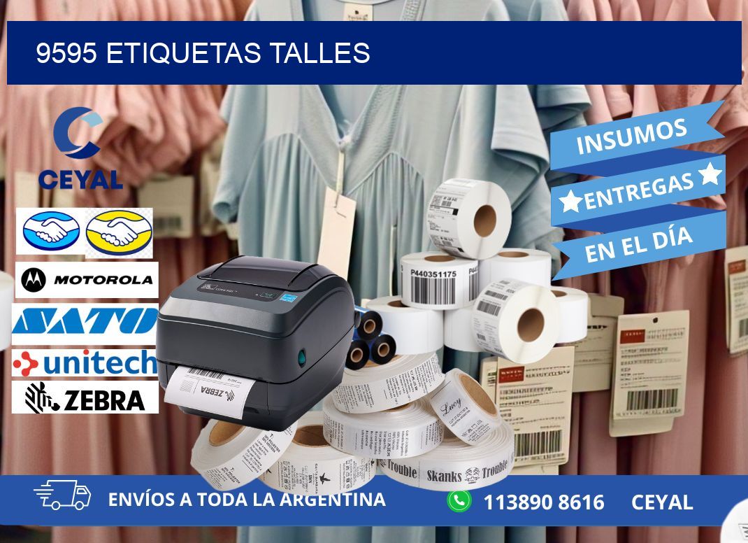 9595 ETIQUETAS TALLES