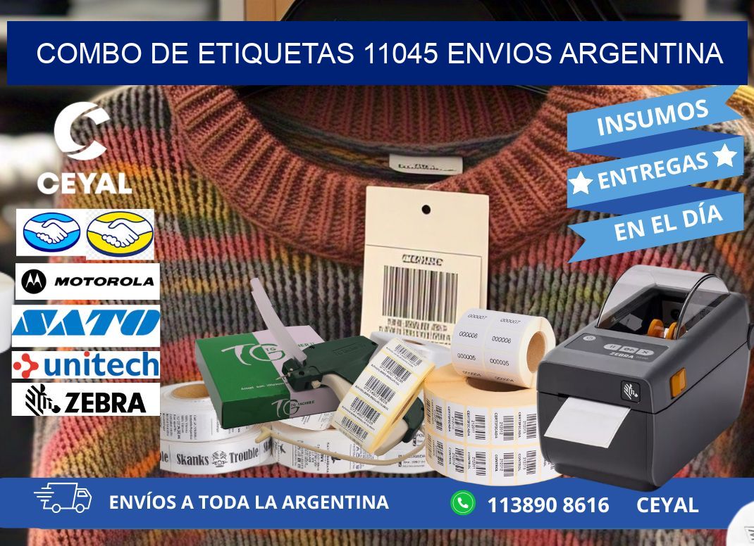 Combo de etiquetas 11045 ENVIOS ARGENTINA