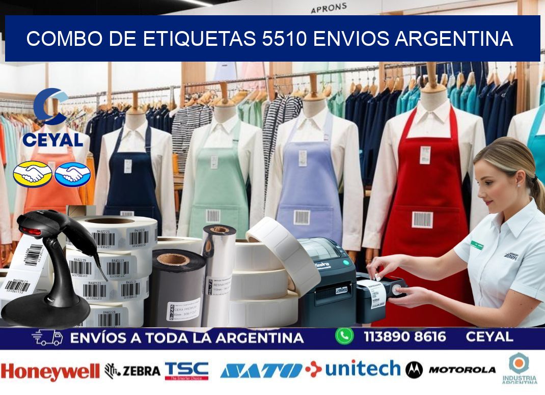 Combo de etiquetas 5510 ENVIOS ARGENTINA