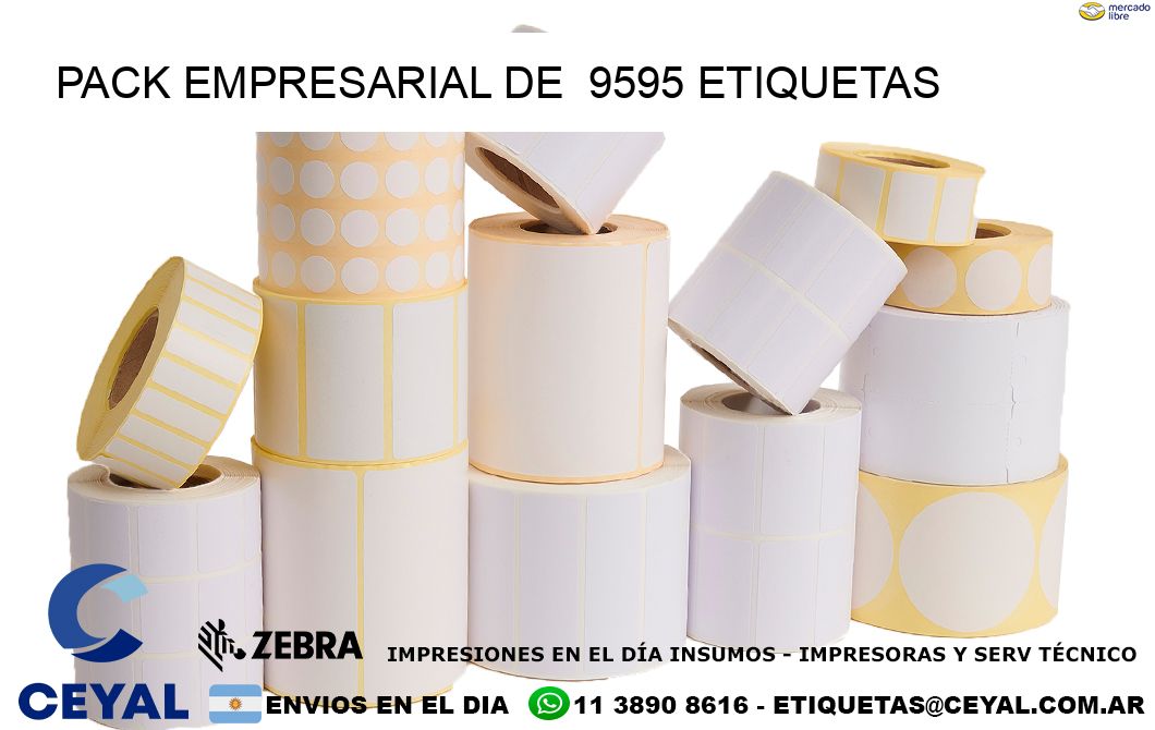 Pack empresarial de  9595 etiquetas