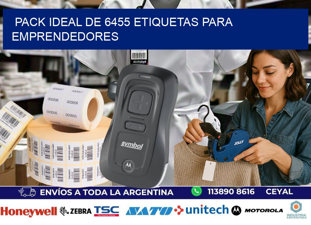 Pack ideal de 6455 etiquetas para emprendedores