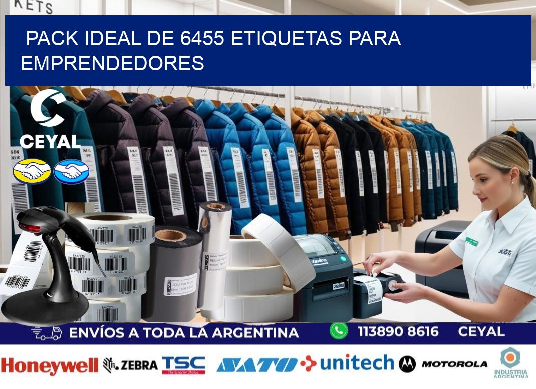 Pack ideal de 6455 etiquetas para emprendedores