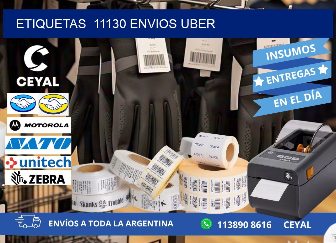 etiquetas  11130 ENVIOS UBER
