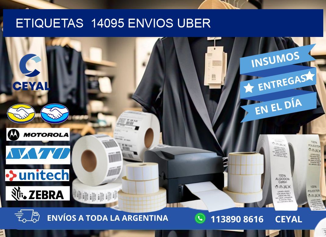 etiquetas  14095 ENVIOS UBER