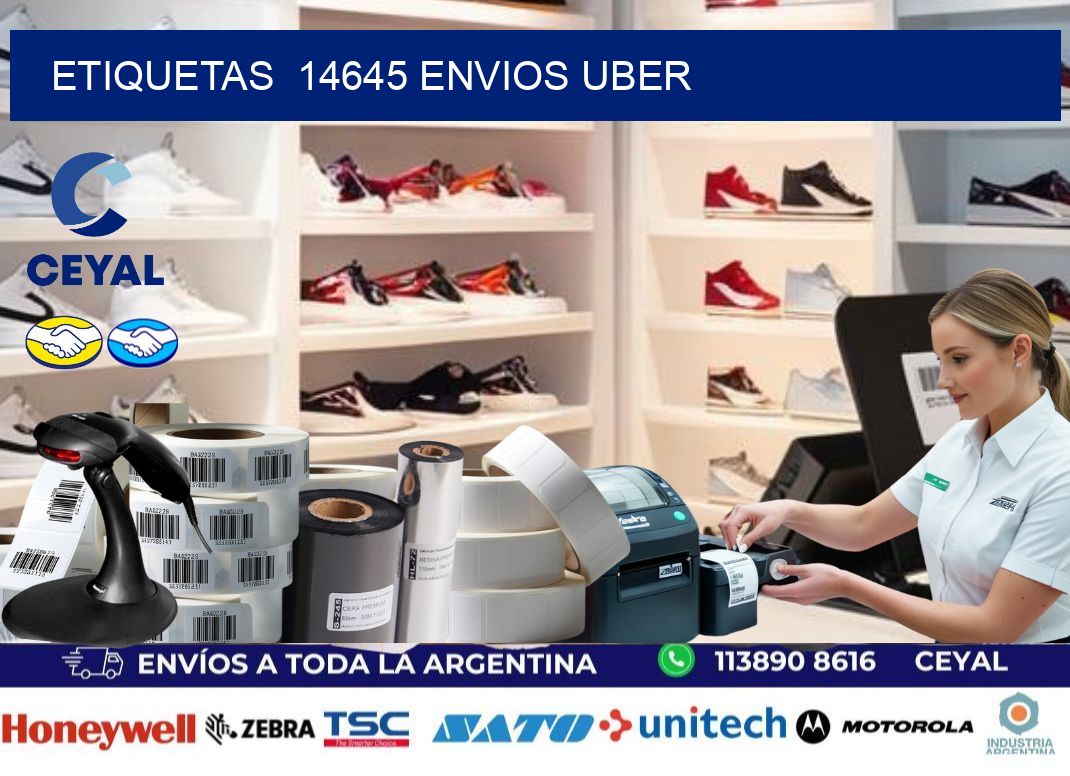 etiquetas  14645 ENVIOS UBER