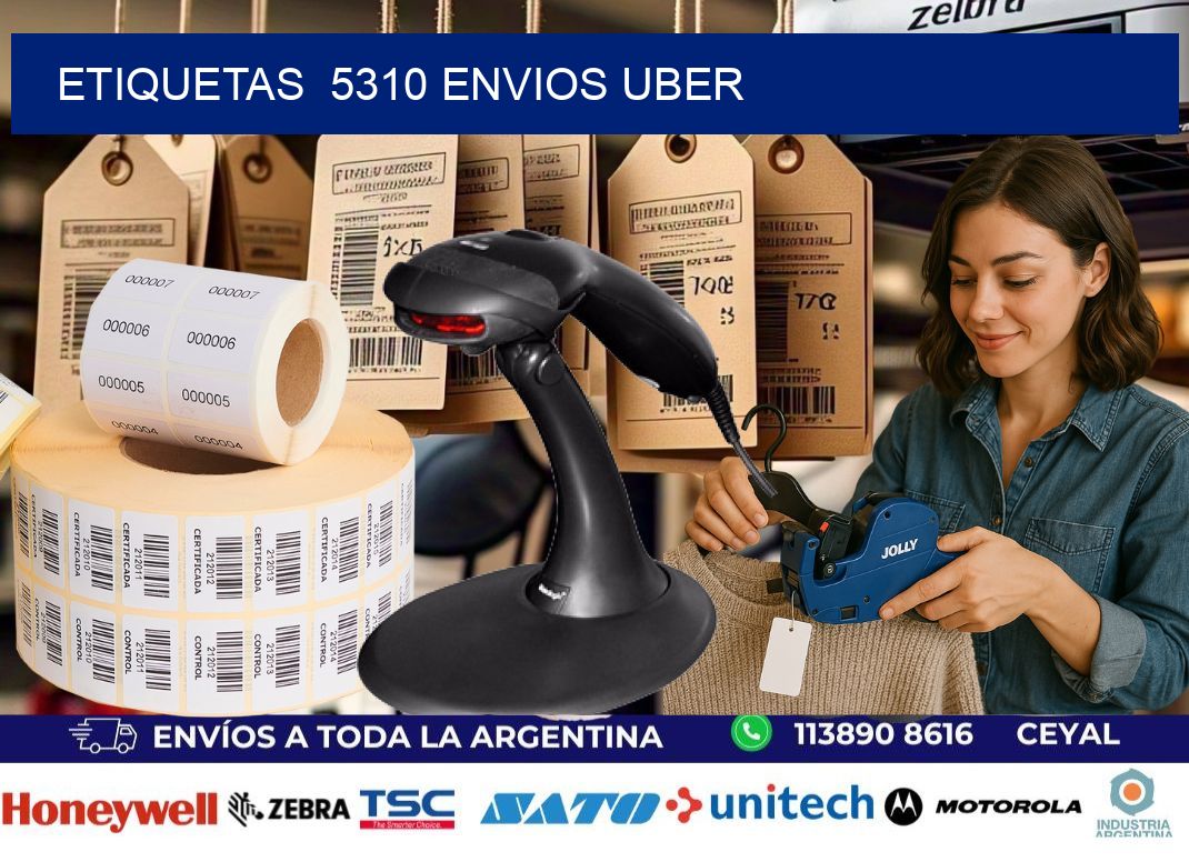 etiquetas  5310 ENVIOS UBER