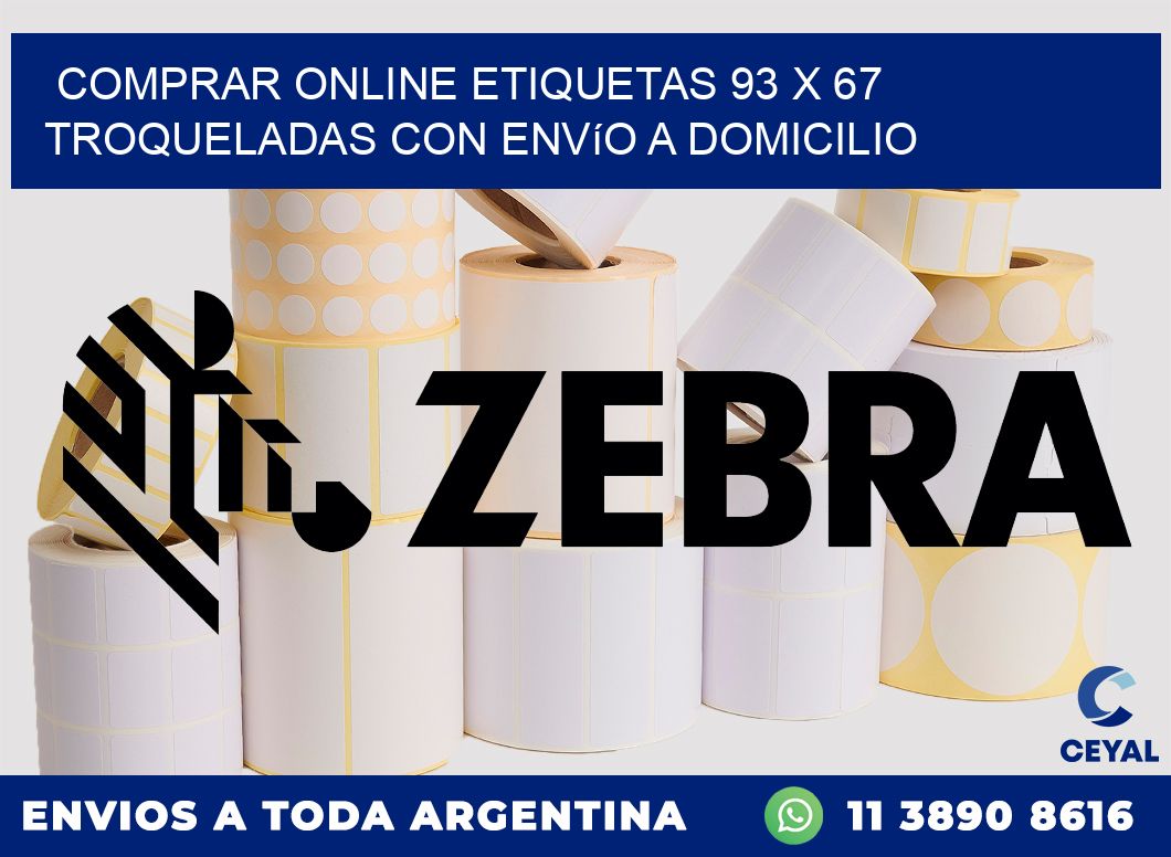 Comprar online etiquetas 93 x 67 troqueladas con envío a domicilio