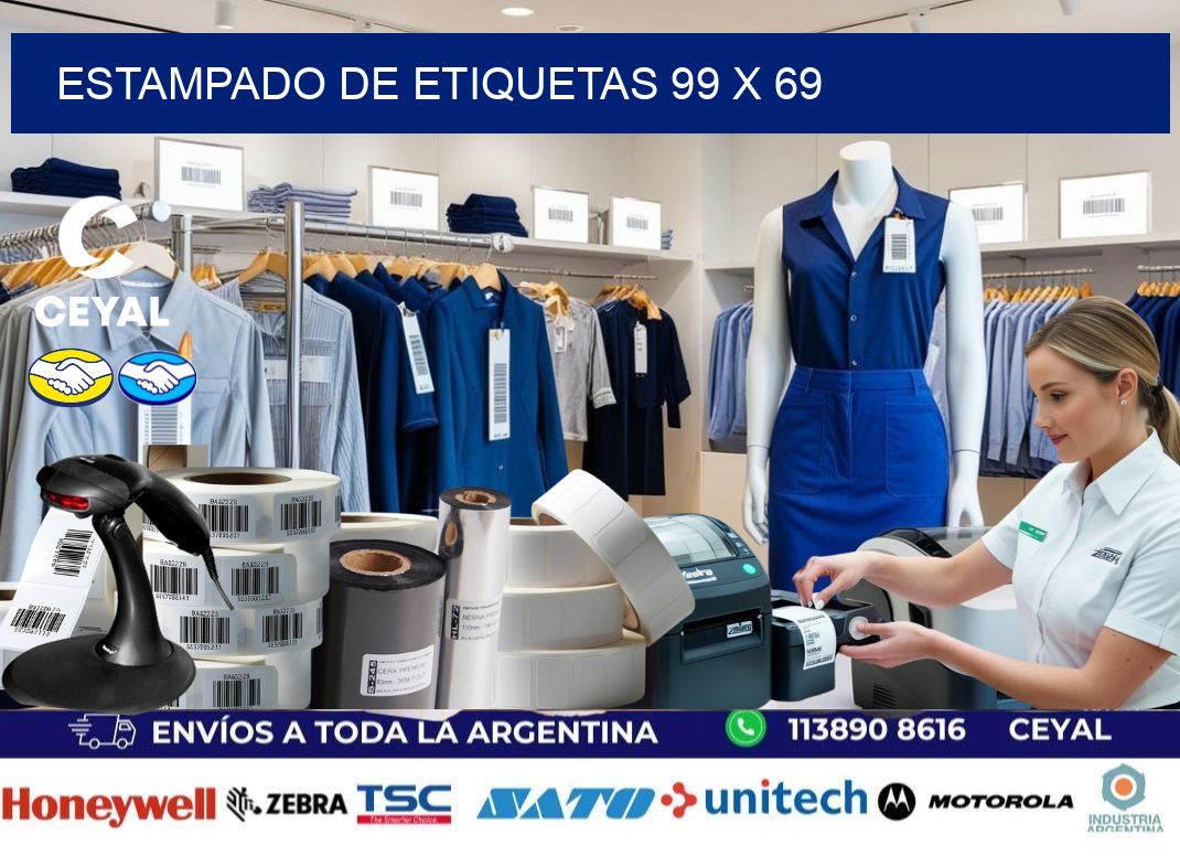 Estampado de etiquetas 99 x 69