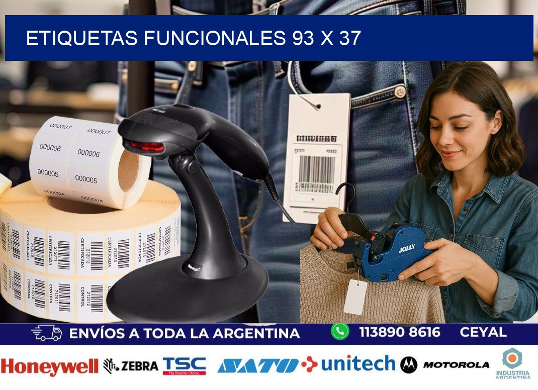 Etiquetas funcionales 93 x 37