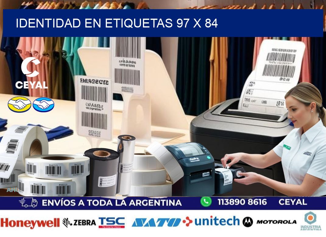 Identidad en etiquetas 97 x 84