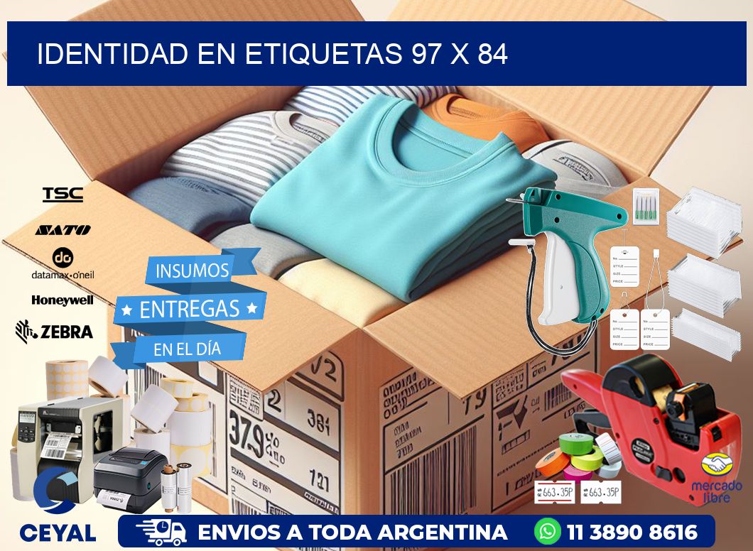 Identidad en etiquetas 97 x 84