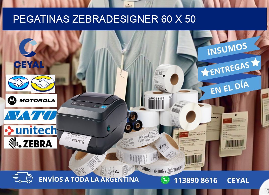PEGATINAS zebradesigner 60 x 50
