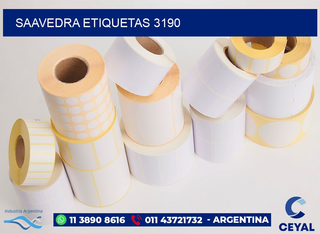 Saavedra etiquetas 3190 | Ribbon Zebra