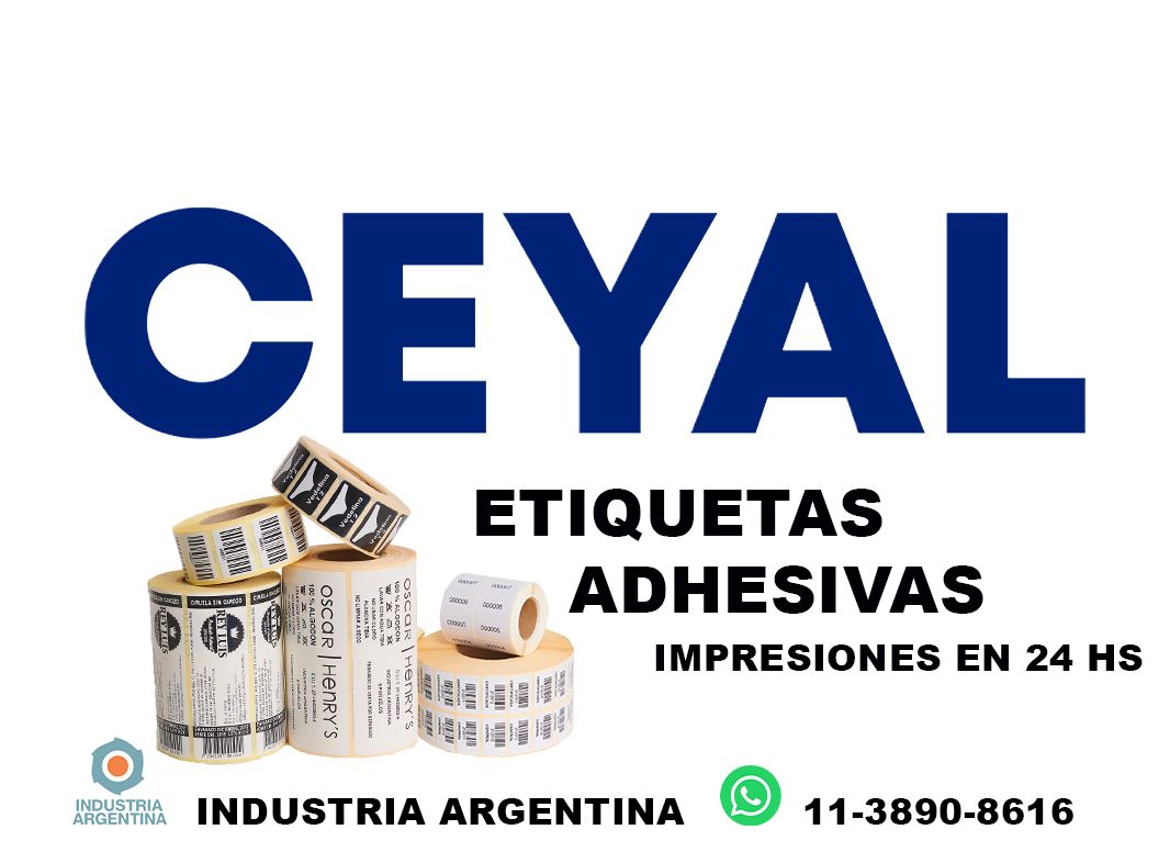 1050 Etiquetas industriales de alta tirada