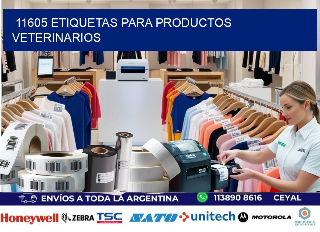 11605 Etiquetas para productos veterinarios