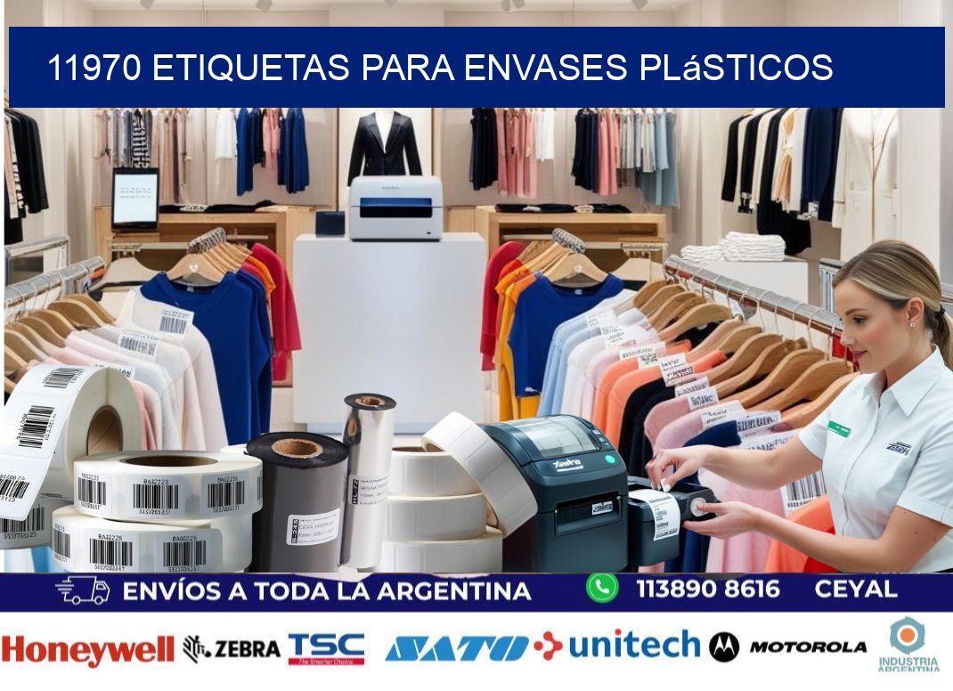11970 Etiquetas para envases plásticos