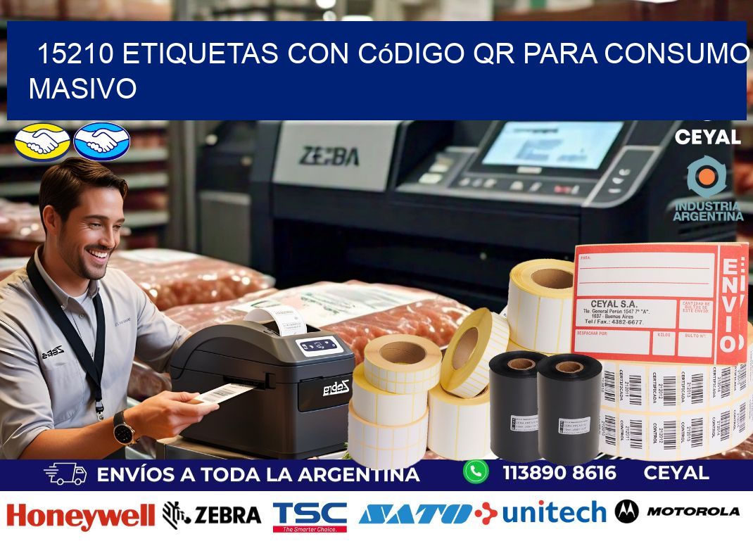15210 Etiquetas con código QR para consumo masivo
