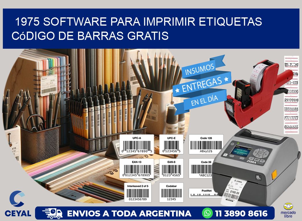 1975 Software para imprimir etiquetas código de barras gratis