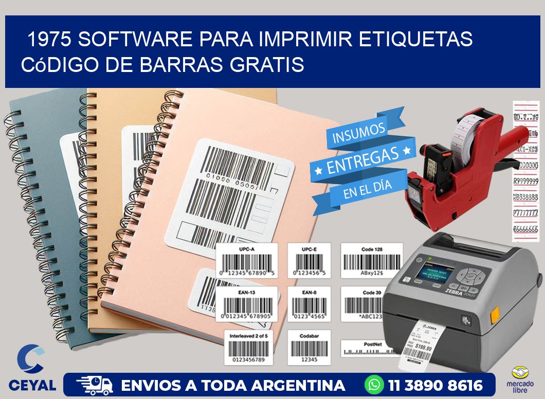 1975 Software para imprimir etiquetas código de barras gratis