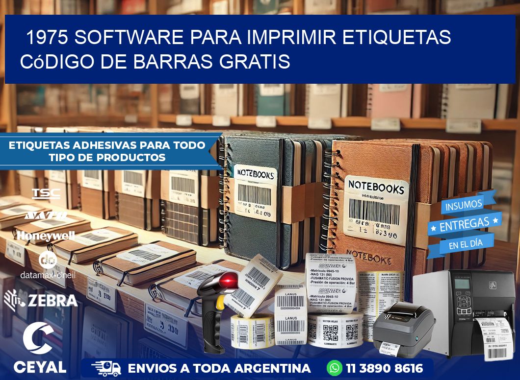 1975 Software para imprimir etiquetas código de barras gratis