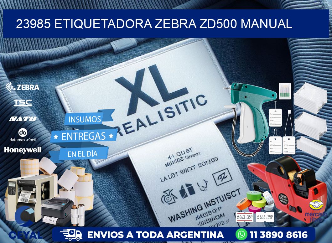 23985 Etiquetadora Zebra ZD500 manual