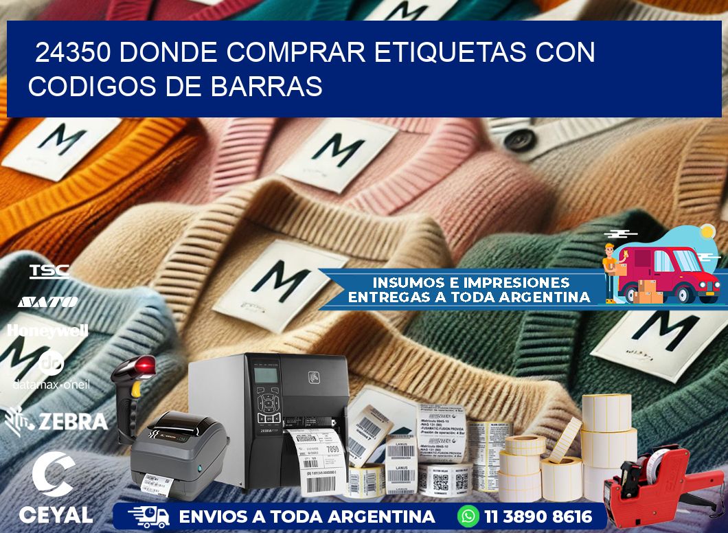 24350 Donde comprar etiquetas con codigos de barras
