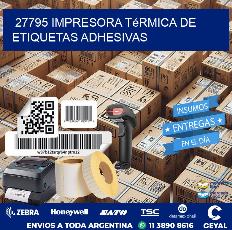 27795 Impresora térmica de etiquetas adhesivas