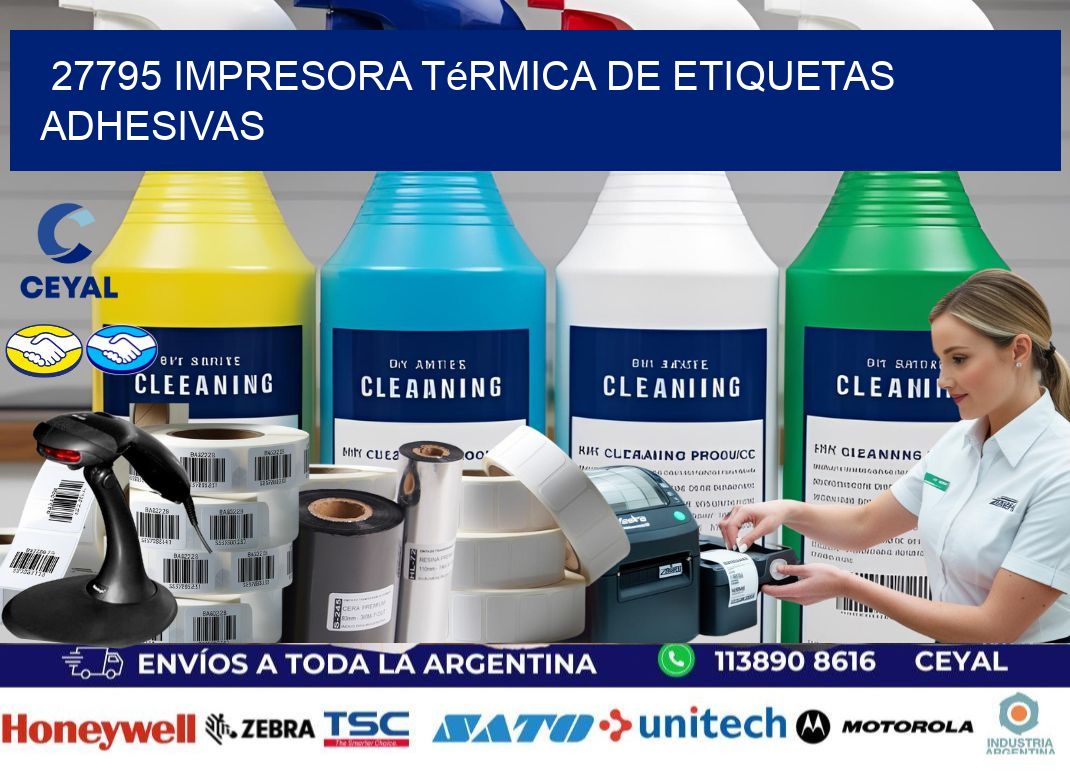 27795 Impresora térmica de etiquetas adhesivas