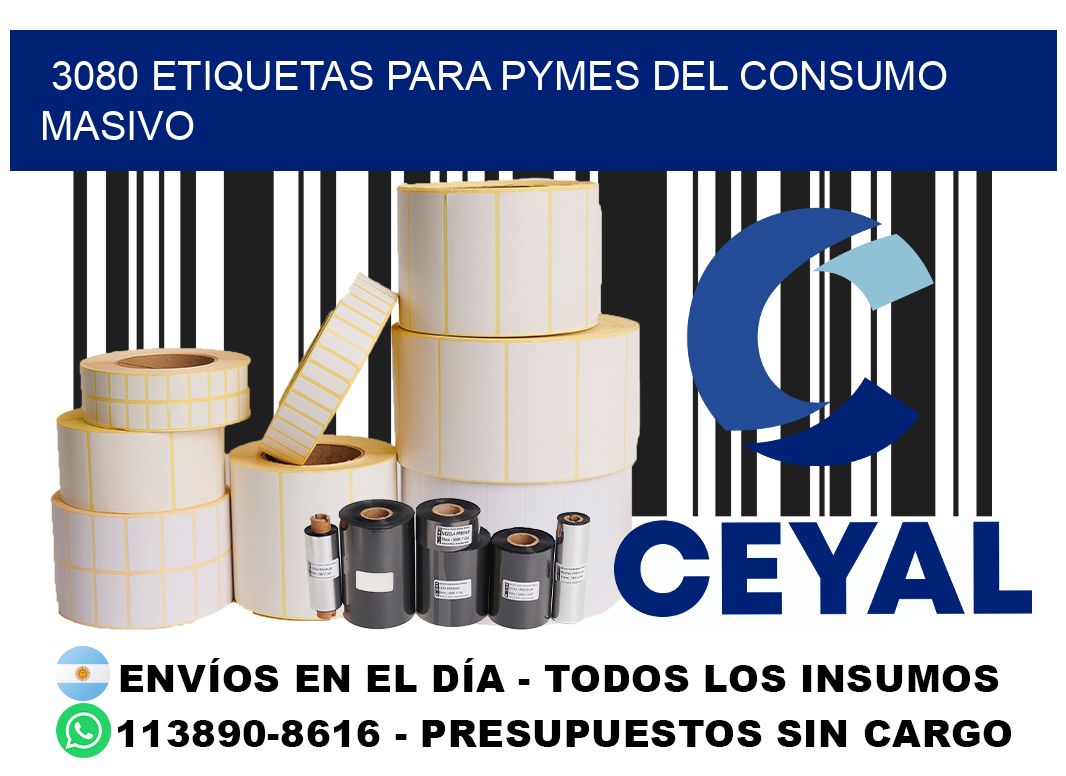 3080 Etiquetas para pymes del consumo masivo