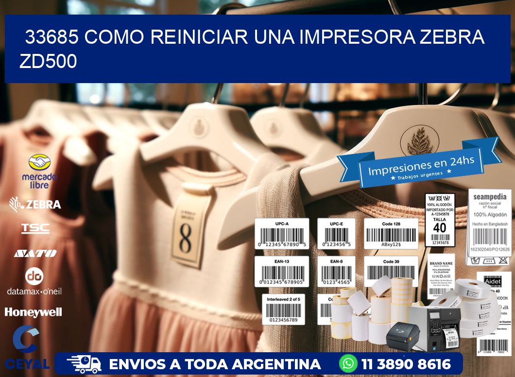 33685 Como reiniciar una impresora Zebra  ZD500