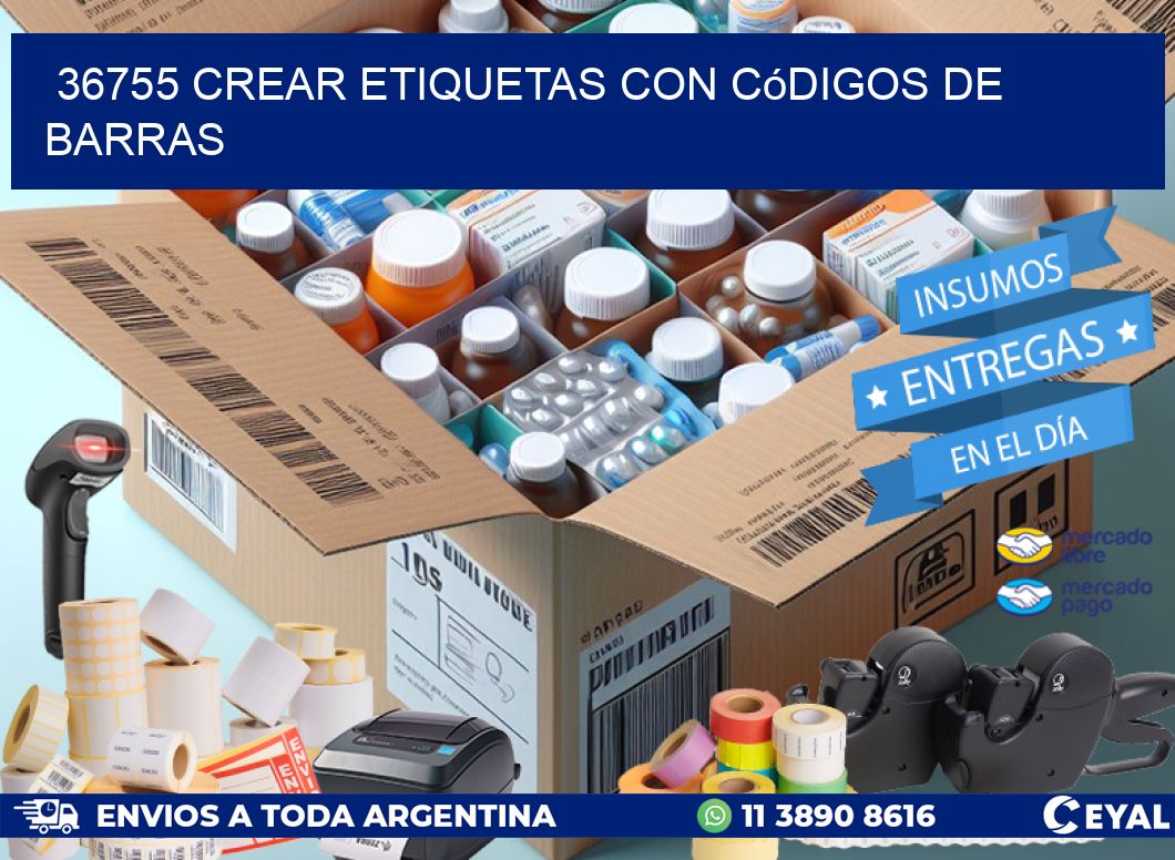 36755 Crear etiquetas con códigos de barras
