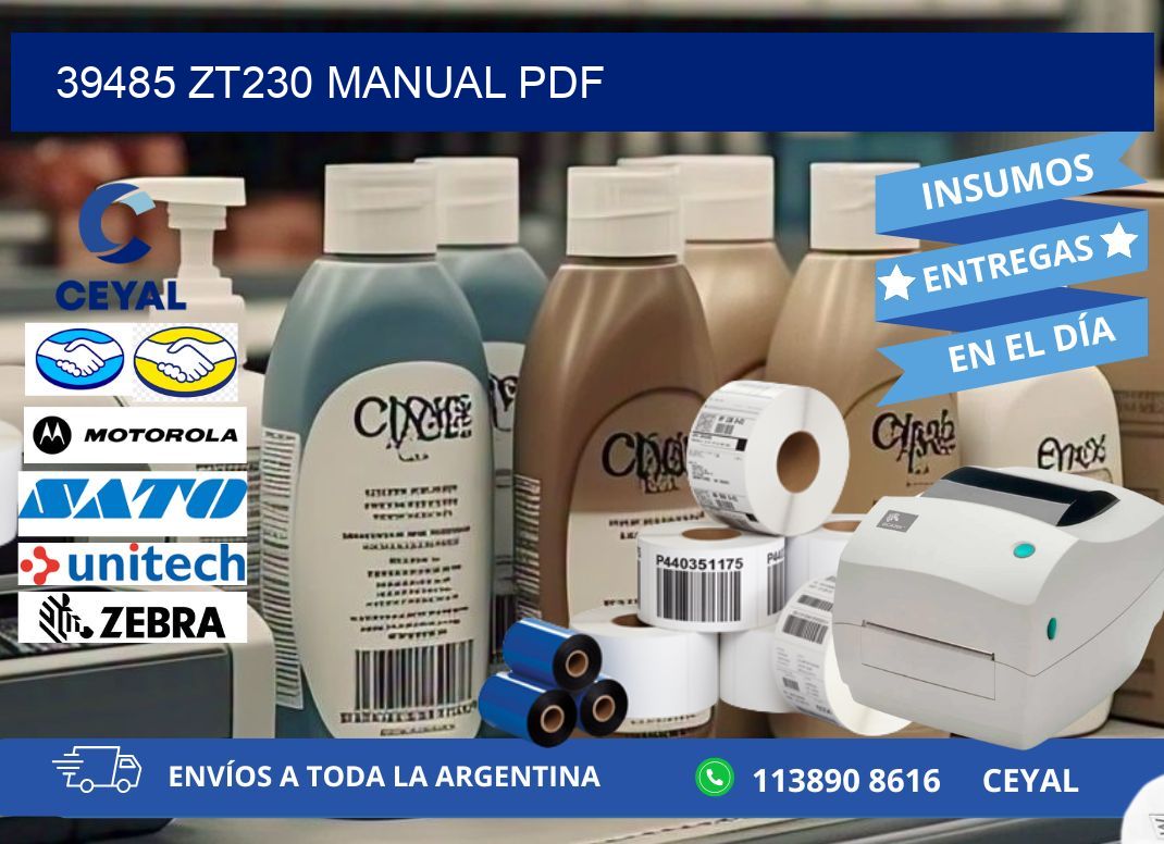 39485 ZT230 manual PDF