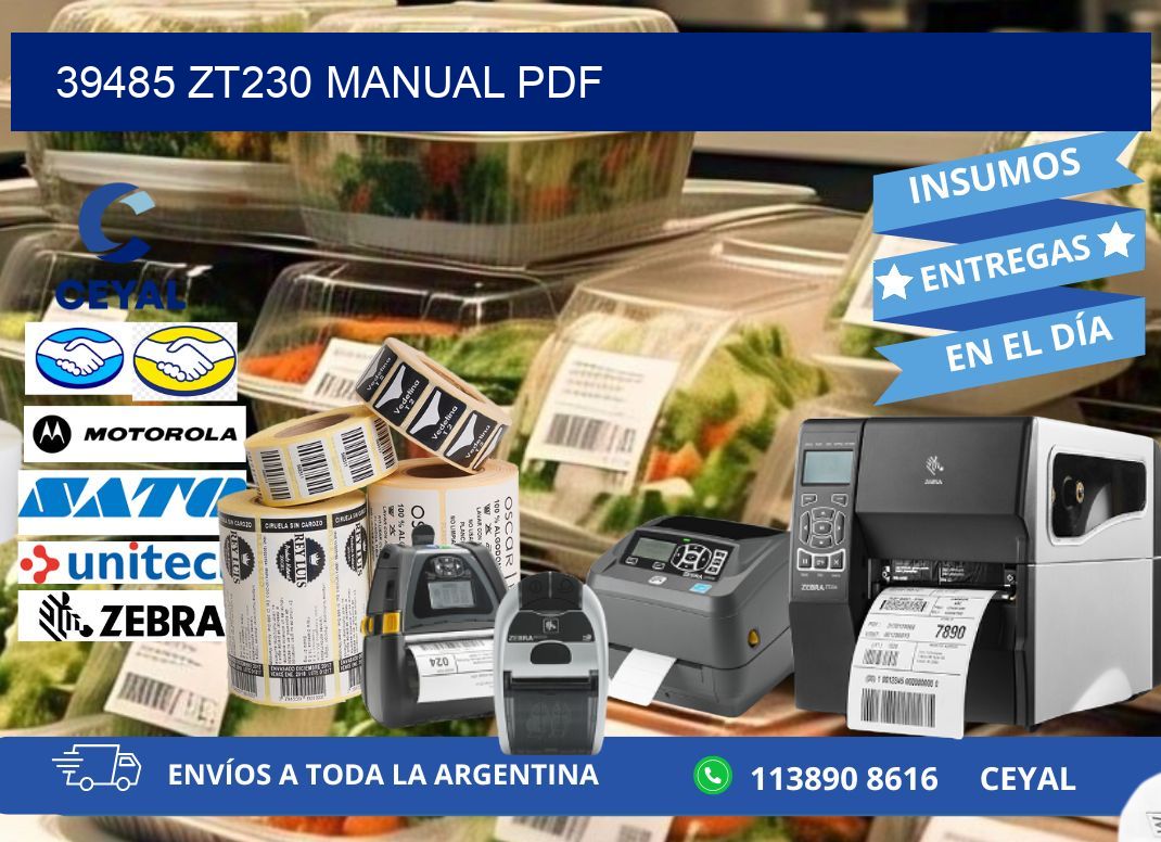 39485 ZT230 manual PDF