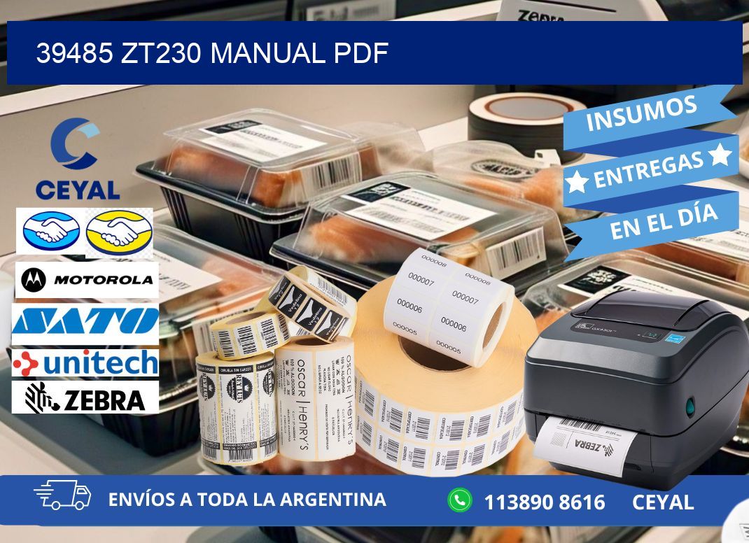 39485 ZT230 manual PDF