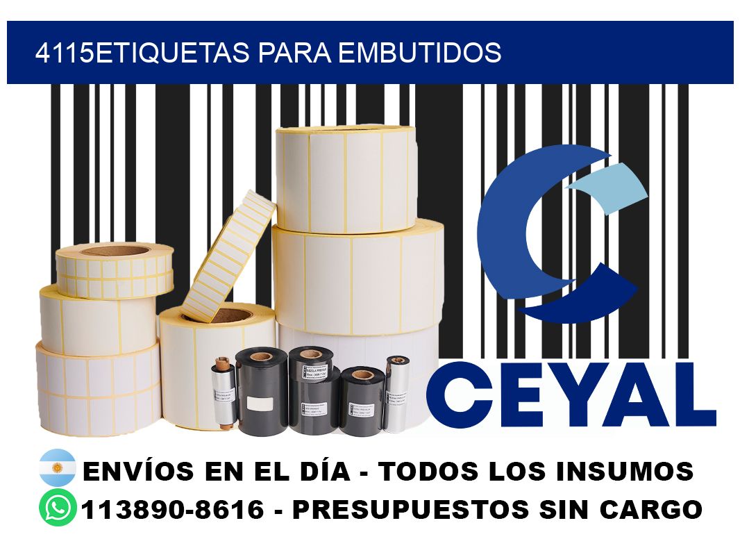 4115Etiquetas para embutidos