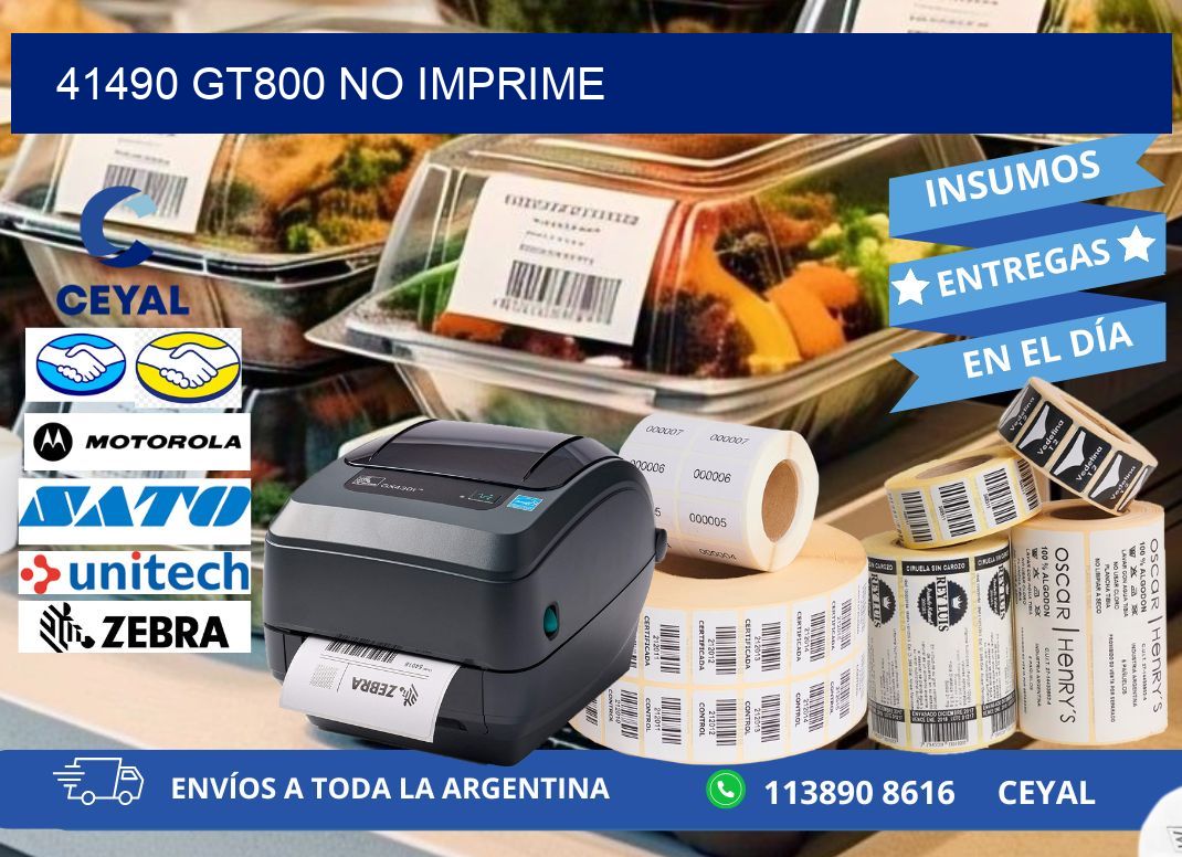 41490 GT800 no imprime