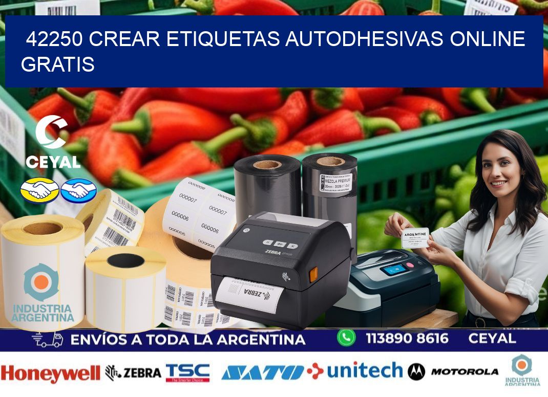 42250 Crear etiquetas autodhesivas online gratis