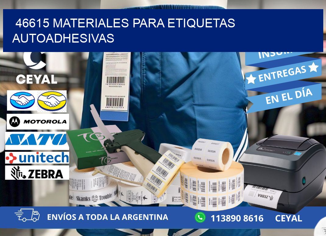 46615 materiales para etiquetas autoadhesivas