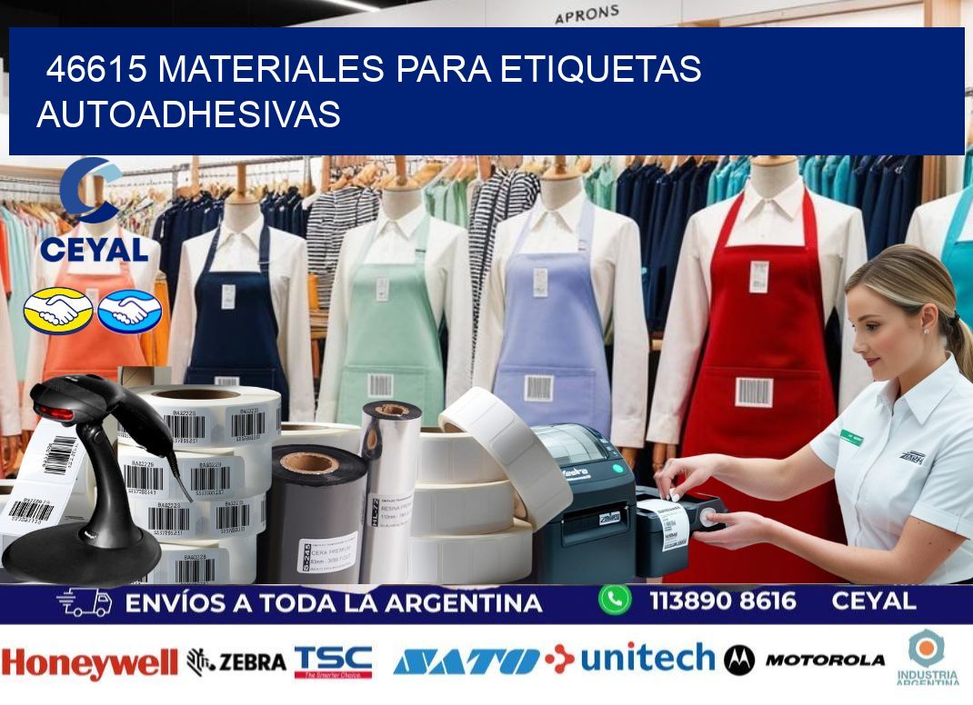 46615 materiales para etiquetas autoadhesivas
