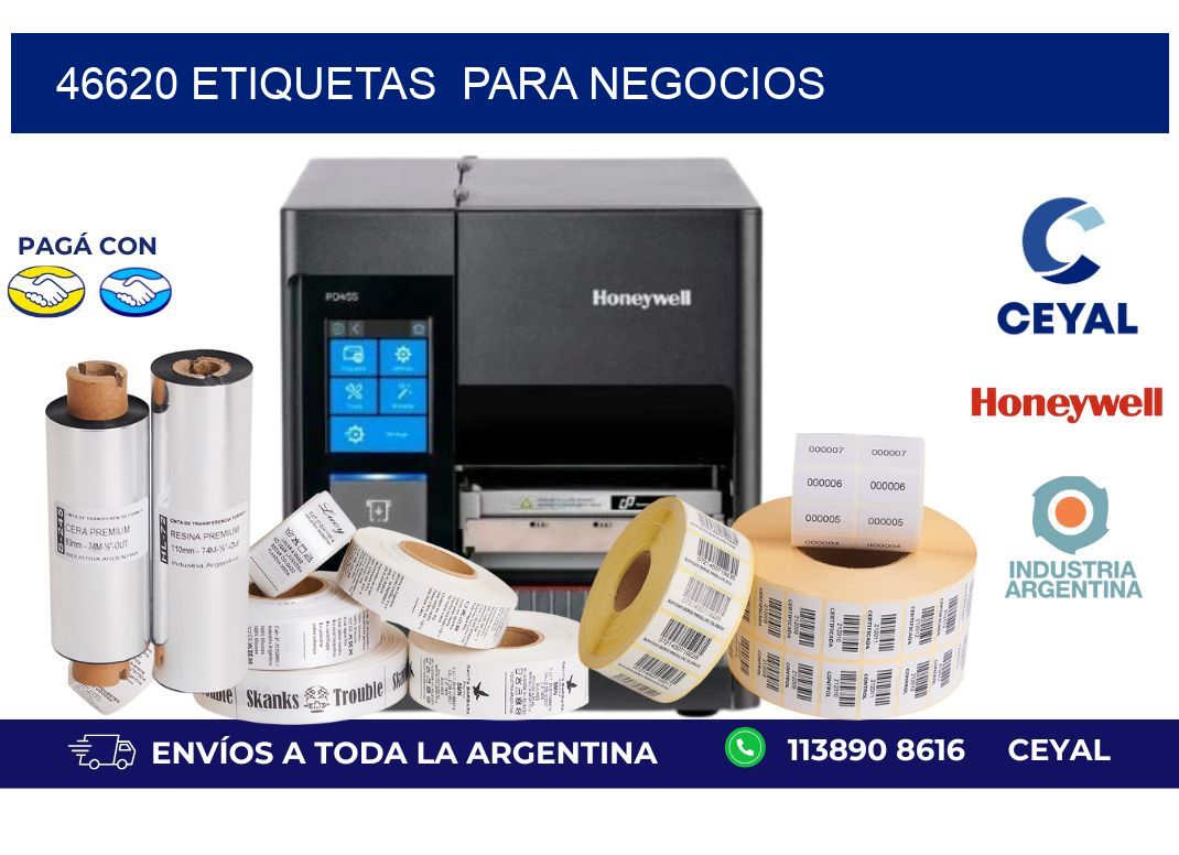 46620 etiquetas  para negocios