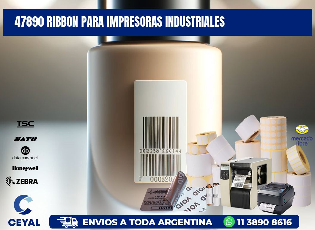 47890 Ribbon para impresoras industriales