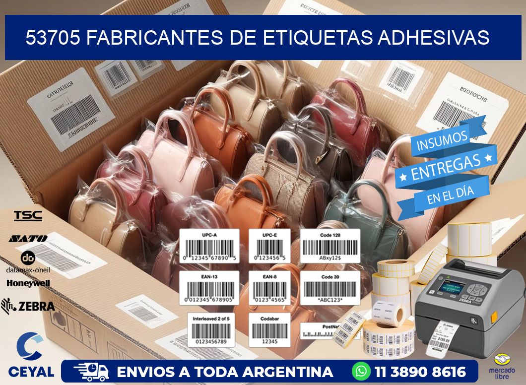 53705 Fabricantes de etiquetas adhesivas
