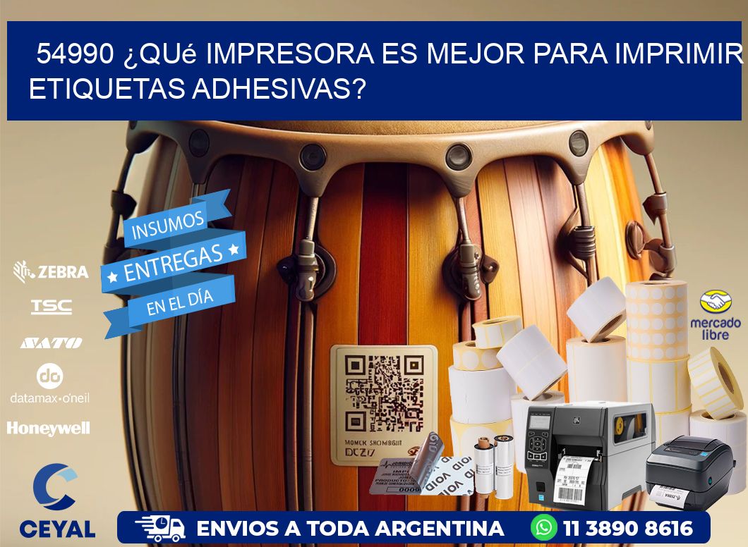 54990 ¿Qué impresora es mejor para imprimir etiquetas adhesivas?