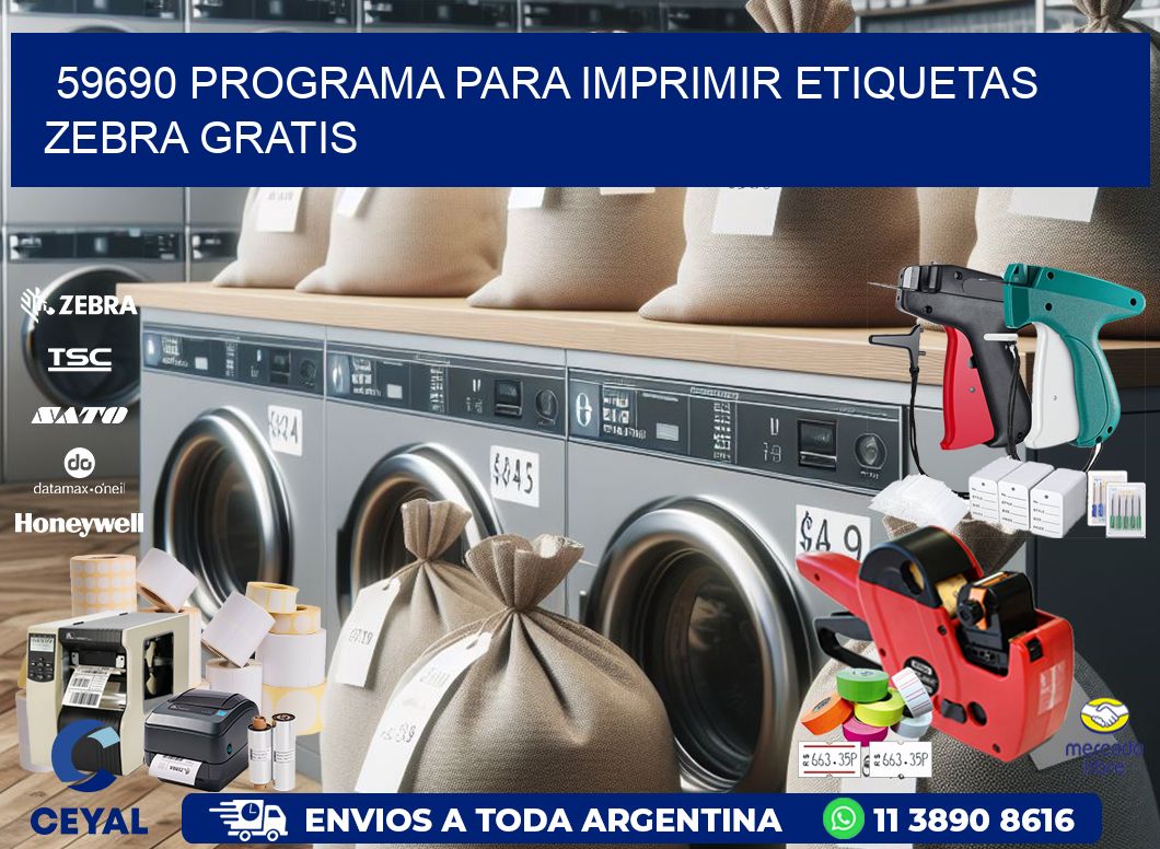59690 Programa para imprimir etiquetas Zebra gratis
